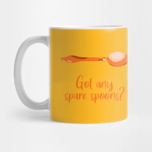 Got Any Spare Spoons? (Spoonie Awareness) - Orange Mug